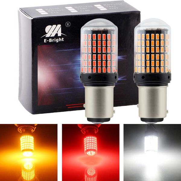 ym e-bright 2pcs 1157 bay15d p21/5w nonpolarity led canbus 3014 144 smd no error hyperflash car brake lights 12v amber white red
ym e-bright 2pcs 1157 bay15d p21/5w nonpolarity led canbus 3014 144 smd no error hyperflash car brake lights 12v amber white red