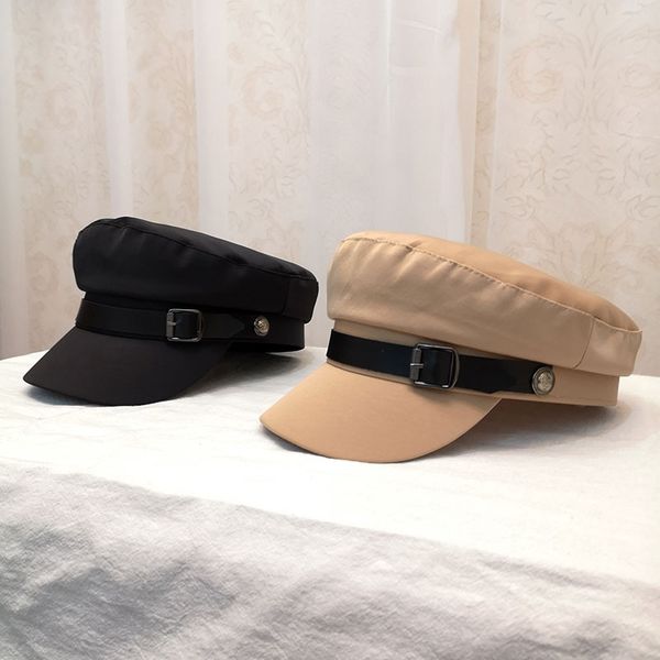 female korean style leather belt metal buckle navy beret literary outdoor beret octagonal hat sunshade octagonal hat sunshade, Blue;gray
female korean style leather belt metal buckle navy beret literary outdoor beret octagonal hat sunshade octagonal hat sunshade, Blue;gray