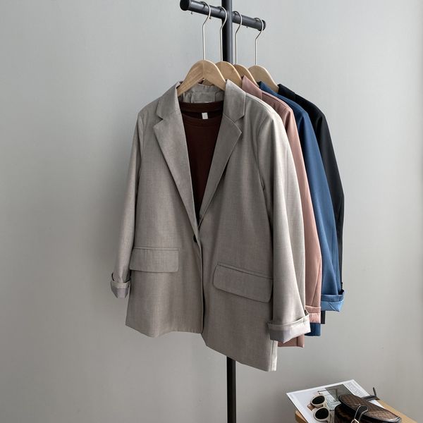 mooirue весна женщины blazer куртка v шеи сплошной цвет розовый синий черный серый одной кнопки blazer coat, White;black
mooirue весна женщины blazer куртка v шеи сплошной цвет розовый синий черный серый одной кнопки blazer coat, White;black