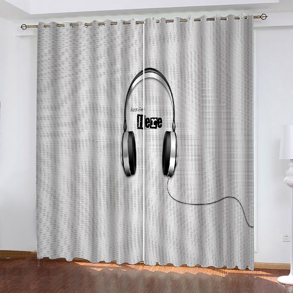 modern home decoration blackout headphones on gray background 3d curtain stereoscopic lifelike
modern home decoration blackout headphones on gray background 3d curtain stereoscopic lifelike