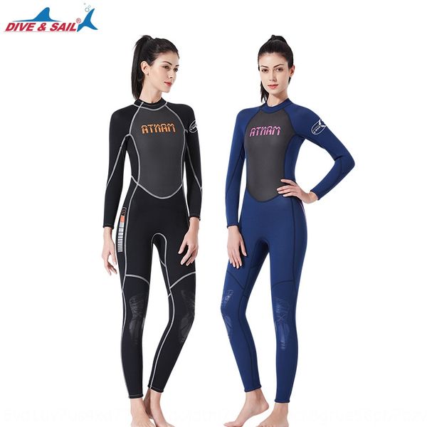 new 3mm swim women's long sleeve thickened warm one-piece surfing sunscreen wet warm suit diving suitjellyfish diving suit scr, Gray;blue
new 3mm swim women's long sleeve thickened warm one-piece surfing sunscreen wet warm suit diving suitjellyfish diving suit scr, Gray;blue