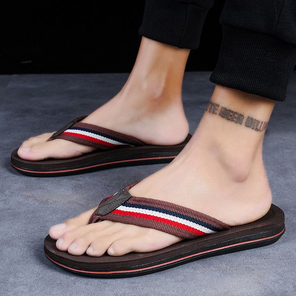 man summer flip-flops men trendy slippers casual sand non-slip rubber beach flat slippers men's sports soft comfortable slipper, Black
man summer flip-flops men trendy slippers casual sand non-slip rubber beach flat slippers men's sports soft comfortable slipper, Black