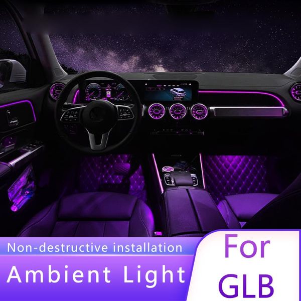 64 colours front and real led air vent for mercedex glb class led air condition vent synchronized with ambient light
64 colours front and real led air vent for mercedex glb class led air condition vent synchronized with ambient light