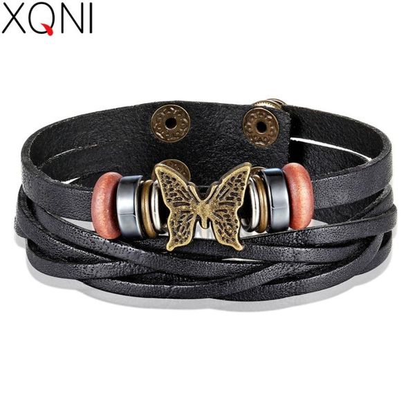 xqni new classic butterfly accessories elegant small adorn article black/brown/orange color leather bracelet for men jewelry, Red;blue
xqni new classic butterfly accessories elegant small adorn article black/brown/orange color leather bracelet for men jewelry, Red;blue