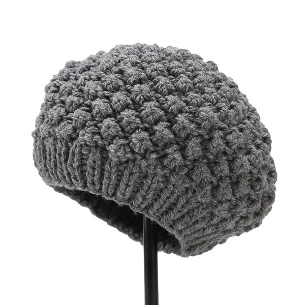 women hat handmade pineapple pattern beret retro pumpkin hat autumn and winter all-match painter hat, Blue;gray
women hat handmade pineapple pattern beret retro pumpkin hat autumn and winter all-match painter hat, Blue;gray