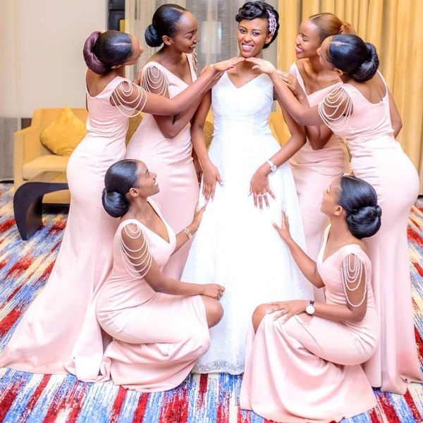 vestido madrinha african v neck mermaid pink bridemaid dresses sleeveless prom dresses wedding guest dresses, White;pink
vestido madrinha african v neck mermaid pink bridemaid dresses sleeveless prom dresses wedding guest dresses, White;pink