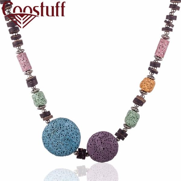 wholesale choker necklace beautiful lava stone beads handmade jewelry statement nature stone necklace women collares colar, Silver
wholesale choker necklace beautiful lava stone beads handmade jewelry statement nature stone necklace women collares colar, Silver