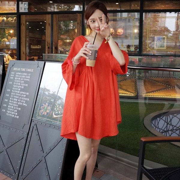 korean style pajamas sweet and lovely nightgown pure cotton v-neck fashion red pajamas loose and enlarged size home clothes ladies, Blue;red
korean style pajamas sweet and lovely nightgown pure cotton v-neck fashion red pajamas loose and enlarged size home clothes ladies, Blue;red