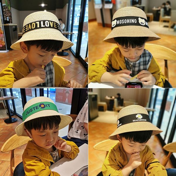 children's boys and girls sun basin straw straw baby sun cold hat basin hat, Blue;gray
children's boys and girls sun basin straw straw baby sun cold hat basin hat, Blue;gray