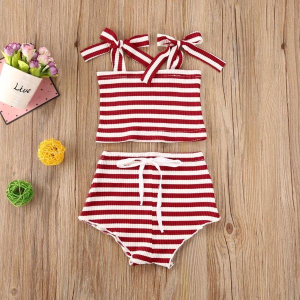 summer baby clothing set toddler gitls ribbed knitted clothes striped bandage t-shirts shorts pants infant clothes 3-24m, White
summer baby clothing set toddler gitls ribbed knitted clothes striped bandage t-shirts shorts pants infant clothes 3-24m, White