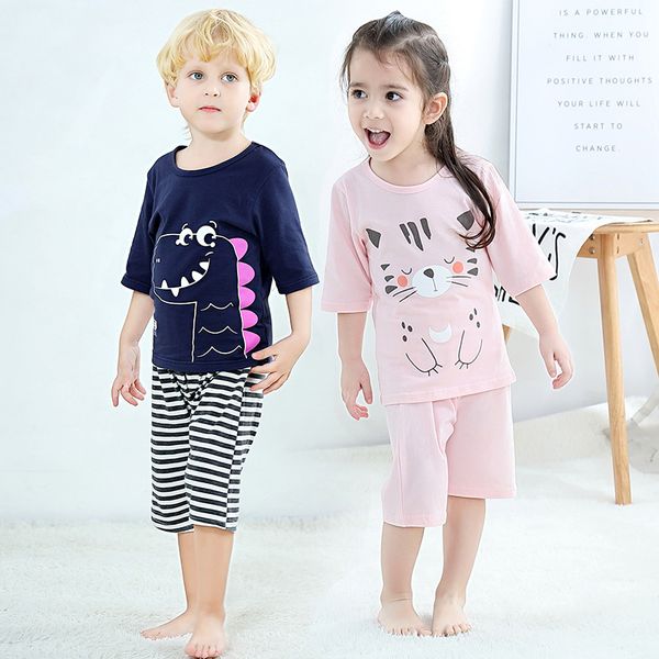 summer children's pajamas half-sleeve pyjamas kids t-shirt+pants 2pcs cartoon pajamas for girl boys baby sleepwear nightwear, Blue;red
summer children's pajamas half-sleeve pyjamas kids t-shirt+pants 2pcs cartoon pajamas for girl boys baby sleepwear nightwear, Blue;red
