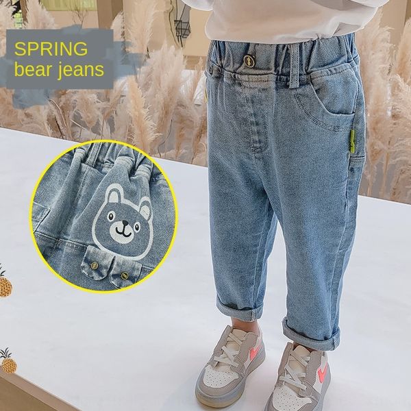wear 2020 jeans and jeanschildren's wear jeansspring new children's cartoon jeans cute little bear baby pants a063, Blue
wear 2020 jeans and jeanschildren's wear jeansspring new children's cartoon jeans cute little bear baby pants a063, Blue
