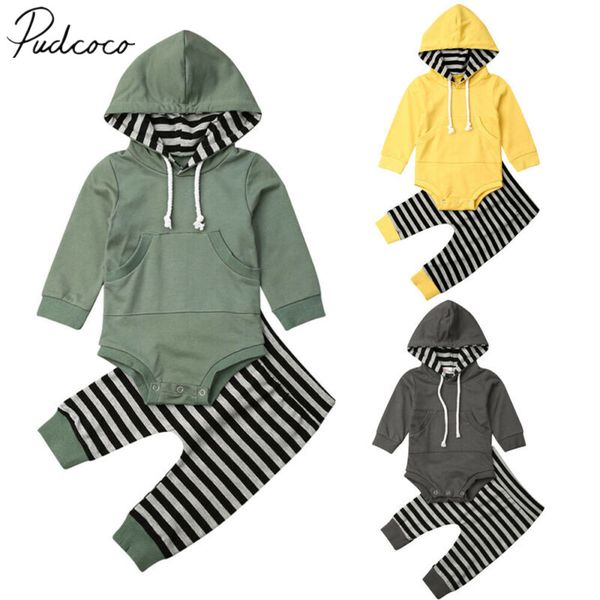 clothing sets 2021 baby spring autumn toddler boy clothes hooded long sleeve romper striped+long pants pocket outfits, White
clothing sets 2021 baby spring autumn toddler boy clothes hooded long sleeve romper striped+long pants pocket outfits, White