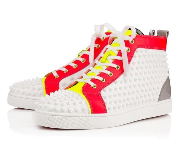 women men shoes red bottom sneaker luxury party wedding shoes genuine leather louisfalt spikes lace-up casual shoes black white
women men shoes red bottom sneaker luxury party wedding shoes genuine leather louisfalt spikes lace-up casual shoes black white