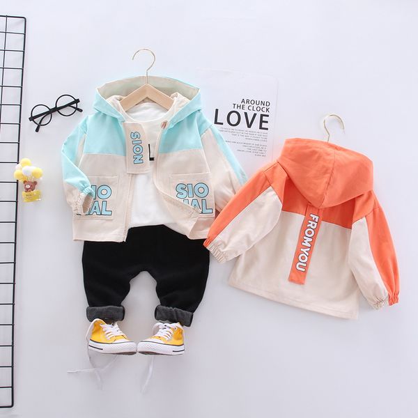 children spring autumn cotton clothes baby boy letter hooded t shirts pants 3pcs/sets infant out kids fashion toddler tracksuits, White
children spring autumn cotton clothes baby boy letter hooded t shirts pants 3pcs/sets infant out kids fashion toddler tracksuits, White