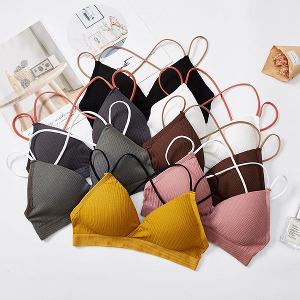 bras  push up wire underwear women bralette female contrast lingerie padded triangle cup size, Red;black
bras  push up wire underwear women bralette female contrast lingerie padded triangle cup size, Red;black