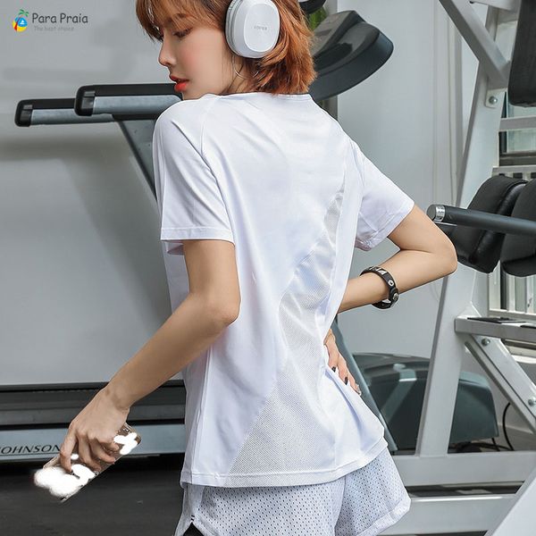 para praia спортивная одежда для женщин фитнес одежда женщины спорт футболка gym workout дышащий женский футболка gym женщина спортивная, White;red
para praia спортивная одежда для женщин фитнес одежда женщины спорт футболка gym workout дышащий женский футболка gym женщина спортивная, White;red