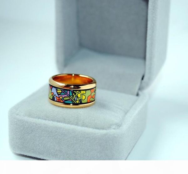 dream garden series rings 18k gold-plated enamel rings ring for women band rings for gift, Silver
dream garden series rings 18k gold-plated enamel rings ring for women band rings for gift, Silver