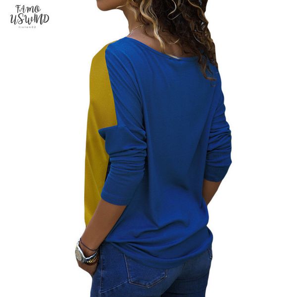 2020 new t shirt women long fashion patchwork color block shirt leisure long sleeve cotton casual loose t shirt ladies office, White
2020 new t shirt women long fashion patchwork color block shirt leisure long sleeve cotton casual loose t shirt ladies office, White