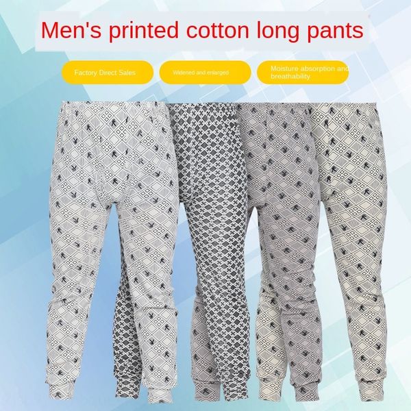 stall cotton warm printed men's autumn large size men's high waist flower autumn pants old-fashioned close-fitting warm pants, Black;white
stall cotton warm printed men's autumn large size men's high waist flower autumn pants old-fashioned close-fitting warm pants, Black;white