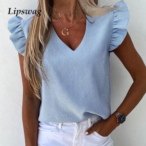 women pineapple floral print ruffle blouse 2020 summer butterfly sleeve shirt elegant office lady o-neck blusa streetwear t200801, White
women pineapple floral print ruffle blouse 2020 summer butterfly sleeve shirt elegant office lady o-neck blusa streetwear t200801, White