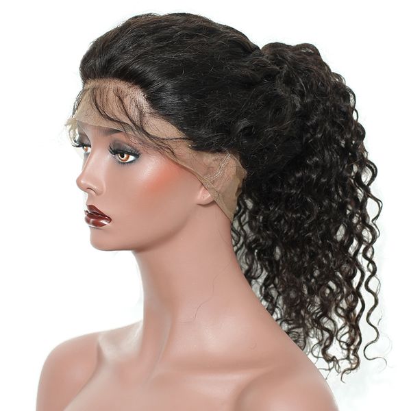Deep Wave Malaysian Lace Front Human Hair Wigs For Women 360 Lace Frontal Wig Natural Black Dolago 180% Density Remy
Deep Wave Malaysian Lace Front Human Hair Wigs For Women 360 Lace Frontal Wig Natural Black Dolago 180% Density Remy