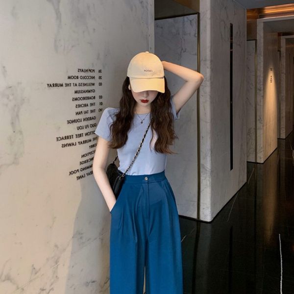 women's thin summer - suit chic western style fashion casual pant suit wide leg pants wide leg pants cool girls wear, Gray
women's thin summer - suit chic western style fashion casual pant suit wide leg pants wide leg pants cool girls wear, Gray