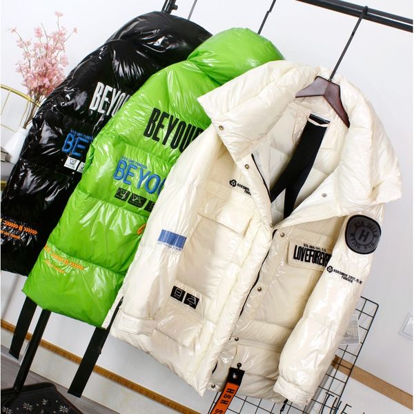 women's off-season loose jacket jacketcoat down jacket white duck down winter 2020 new ins wash-bright coat fashion, Black
women's off-season loose jacket jacketcoat down jacket white duck down winter 2020 new ins wash-bright coat fashion, Black