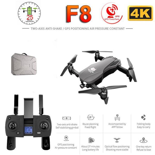 f8 gps drone с 4k hd камера с два-axis anti-shake самостабилизирующегося gimbal rc drone wifi fpv складная quadcopter бесщеточной
f8 gps drone с 4k hd камера с два-axis anti-shake самостабилизирующегося gimbal rc drone wifi fpv складная quadcopter бесщеточной