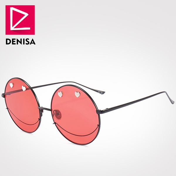 denisa metal frame vintage round sunglasses women men love heart decoration sun glasses uv400 retro gafas de sol mujer g18643, White;black
denisa metal frame vintage round sunglasses women men love heart decoration sun glasses uv400 retro gafas de sol mujer g18643, White;black