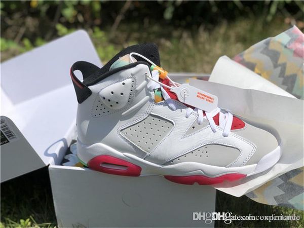 2020 new authentic air 6 hare 6s neutral grey white true red black ct8529-062 mens basketball shoes outdoor sneakers with original box
2020 new authentic air 6 hare 6s neutral grey white true red black ct8529-062 mens basketball shoes outdoor sneakers with original box