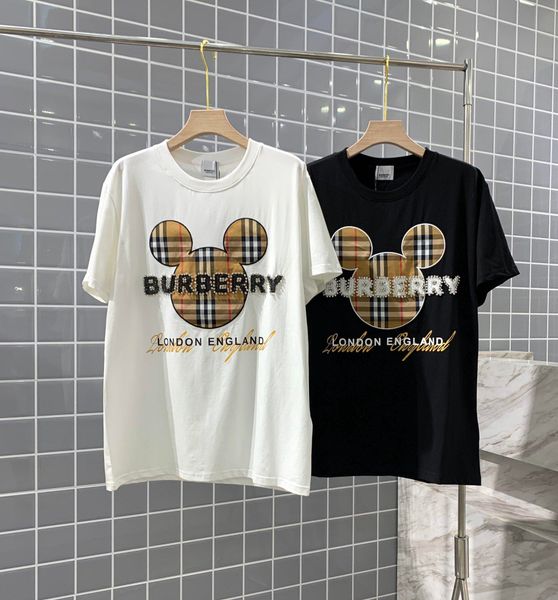 classic check cotton patch embroidered bear t-shirt 2020 fashion brands mens designer tshirt womens clothes bur short sleeve tee, Black;green
classic check cotton patch embroidered bear t-shirt 2020 fashion brands mens designer tshirt womens clothes bur short sleeve tee, Black;green