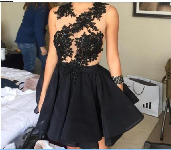 2020 homecoming dresses back lace applique knee length prom dresses crew sleeveless short formal party dresses custom made prom gowns, Red
2020 homecoming dresses back lace applique knee length prom dresses crew sleeveless short formal party dresses custom made prom gowns, Red