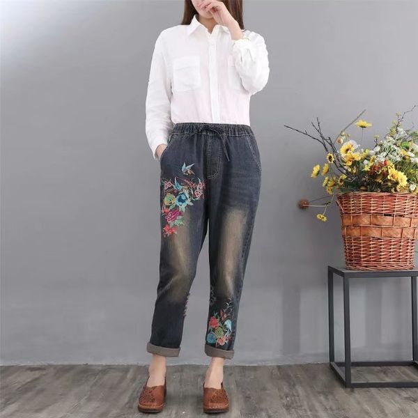 жир mm l аквариумист королева осень новый эластичный пояс ностальгия вышитые птицы брюки 77 и джинсы вышитые джинсы 8801, Blue
жир mm l аквариумист королева осень новый эластичный пояс ностальгия вышитые птицы брюки 77 и джинсы вышитые джинсы 8801, Blue