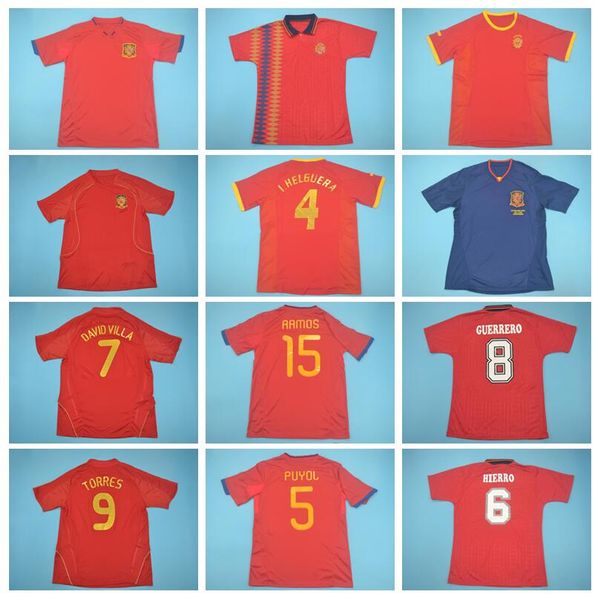1994 2002 2008 2010 spain vintage soccer david villa retro jersey ramos guerrero puyol raul ensrique fabregas morata football shirt kits, Black;yellow
1994 2002 2008 2010 spain vintage soccer david villa retro jersey ramos guerrero puyol raul ensrique fabregas morata football shirt kits, Black;yellow