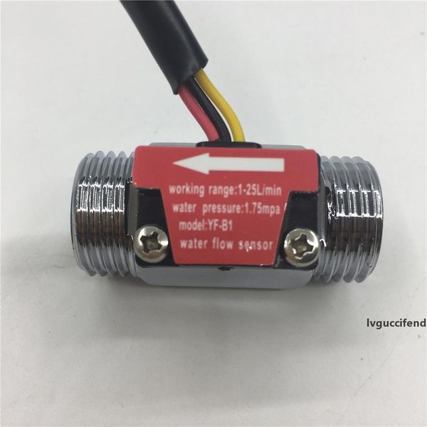 2pcs/lot aluminum alloy yf-b1 water flow hall effect pulse output npn signal sensor
2pcs/lot aluminum alloy yf-b1 water flow hall effect pulse output npn signal sensor