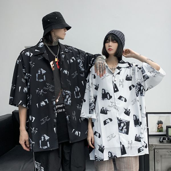 2020 hip hop shirt streetwear men hawaiian shirt print beach hiphop summer thin short sleeve sa-8, White;black
2020 hip hop shirt streetwear men hawaiian shirt print beach hiphop summer thin short sleeve sa-8, White;black
