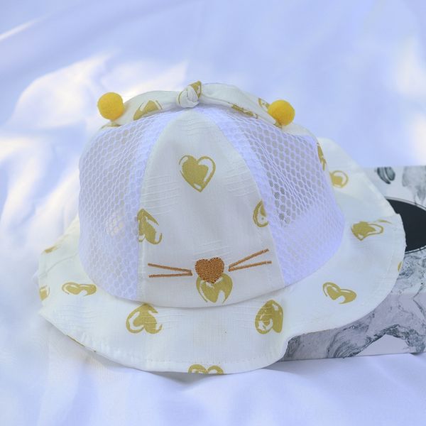 new embroidered cute baby sun breathable simple casual basin hat embroidery windproof all-match outdoor hat, Yellow
new embroidered cute baby sun breathable simple casual basin hat embroidery windproof all-match outdoor hat, Yellow
