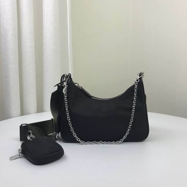 black shoulder bag 2020 women fashion designer handbags crossbody bags chains nylon bag black
black shoulder bag 2020 women fashion designer handbags crossbody bags chains nylon bag black