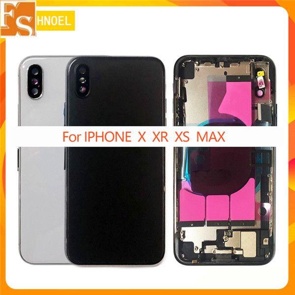 back middle frame chassis full housing with parts flex cable assembly for iphone 8 8plus x xr xs max back cover with sim card
back middle frame chassis full housing with parts flex cable assembly for iphone 8 8plus x xr xs max back cover with sim card