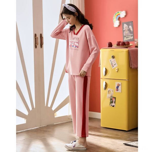 flqfc new pajamas for women autumn cute sweet cotton pulloverhome clothes pullover long sleeve pullover printed home clothes cotton casual t, Blue;red
flqfc new pajamas for women autumn cute sweet cotton pulloverhome clothes pullover long sleeve pullover printed home clothes cotton casual t, Blue;red