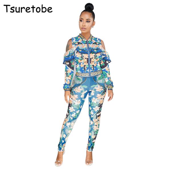 tsuretobe indie folk printed casual two piece set off shoulder bodycon tracksuit long sleeve cardigan and tight two piece set, Gray
tsuretobe indie folk printed casual two piece set off shoulder bodycon tracksuit long sleeve cardigan and tight two piece set, Gray