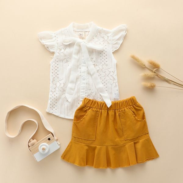 baby girls clothing sets summer children casual lace floral pattern t-shirt +shorts sashes outfits set, White
baby girls clothing sets summer children casual lace floral pattern t-shirt +shorts sashes outfits set, White