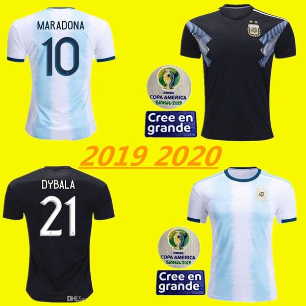 2019 copa america argentina home away soccer jersey messi dybala di maria aguero higuain soccer shirt home national team football jersey, Black;yellow
2019 copa america argentina home away soccer jersey messi dybala di maria aguero higuain soccer shirt home national team football jersey, Black;yellow