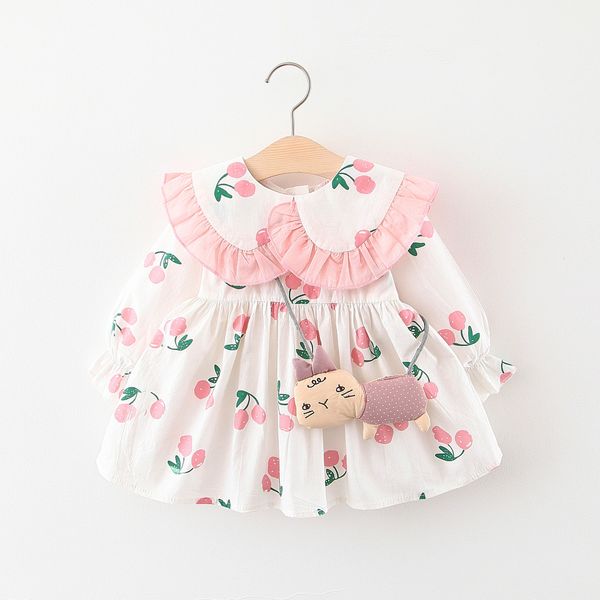 kids designer clothes girls cross-border childrens clothing 2020 new autumn girls cherry long-sleeved dress 3-year-old childrens printed cut, Red;yellow
kids designer clothes girls cross-border childrens clothing 2020 new autumn girls cherry long-sleeved dress 3-year-old childrens printed cut, Red;yellow