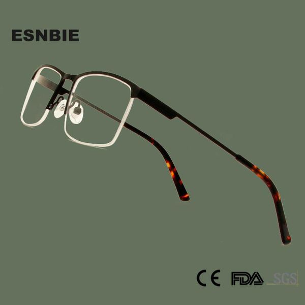 alloy metal semi-rimless eyeglasses frame for men designer half rim frameless glasses square myopia optical eyewear man, Black
alloy metal semi-rimless eyeglasses frame for men designer half rim frameless glasses square myopia optical eyewear man, Black