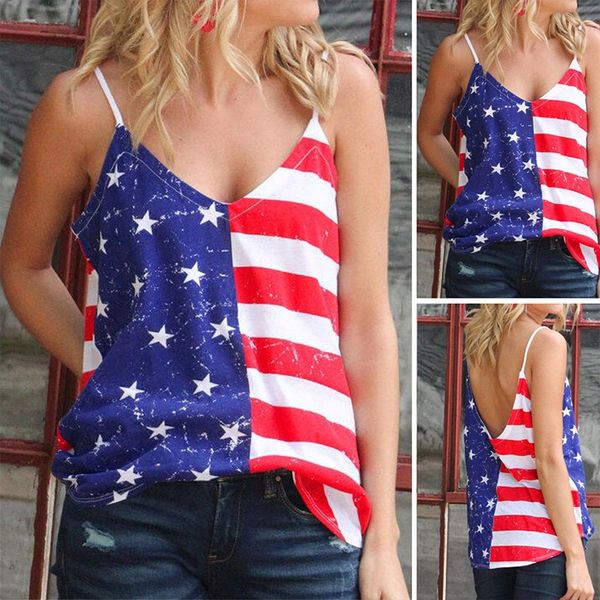 yo0xp striped printed women's camisole v-neck independent day national flag suspender color matching striped printed women's camis, Camo
yo0xp striped printed women's camisole v-neck independent day national flag suspender color matching striped printed women's camis, Camo