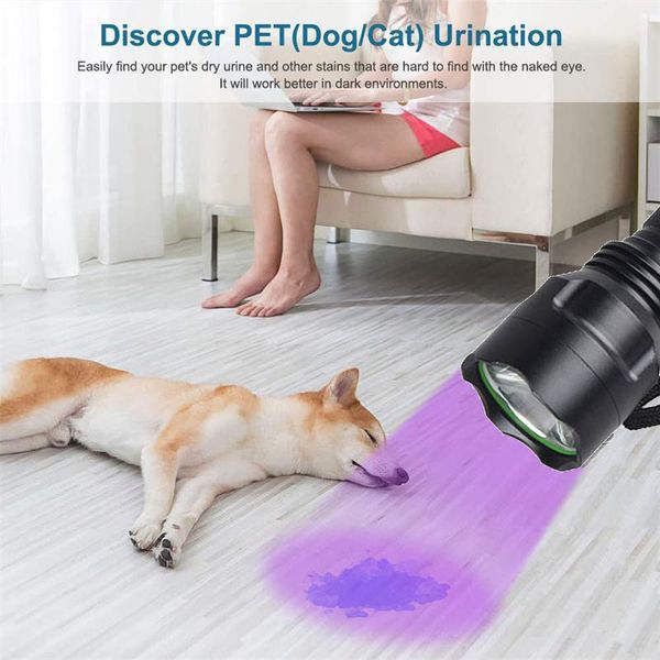 Gm Powerful Led Uv Lantern 600lm 3w Led Uv Waterproof 18650 Torch Light For Pet Urination Discover Catch Scorpion
