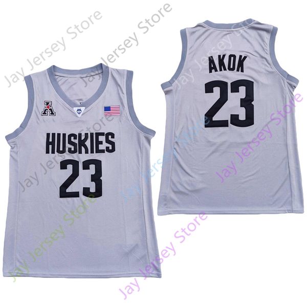 2020 новые ncaa коннектикут uconn хаски джерси 23 akok college basketball джерси серый размер молодежи для взрослых, Black;red
2020 новые ncaa коннектикут uconn хаски джерси 23 akok college basketball джерси серый размер молодежи для взрослых, Black;red
