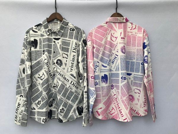 20ss new arrival paris designer newspaper print shirt breathable fashion tshirts men women blouses casual outdoor streetwear tshirt 6.28, Black;green
20ss new arrival paris designer newspaper print shirt breathable fashion tshirts men women blouses casual outdoor streetwear tshirt 6.28, Black;green